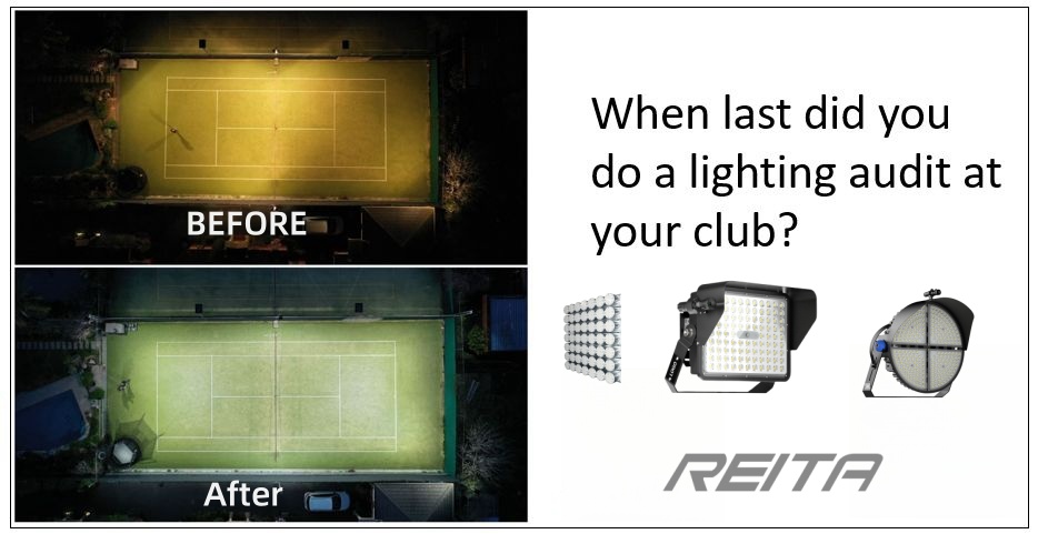 LED lighting for a rooftop football and padel court in a dense city with minimal light spill to nearby apartments