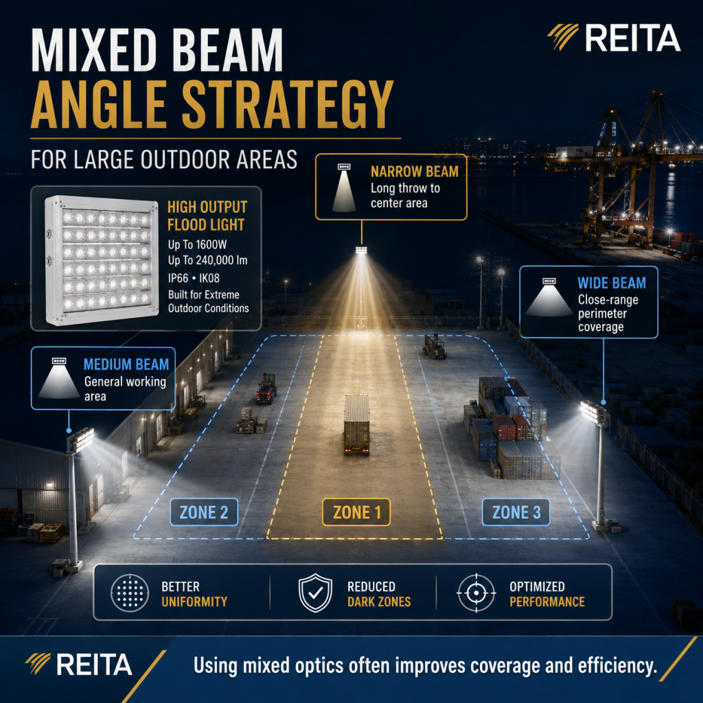 How to Choose Beam Angle for LED Flood Lights